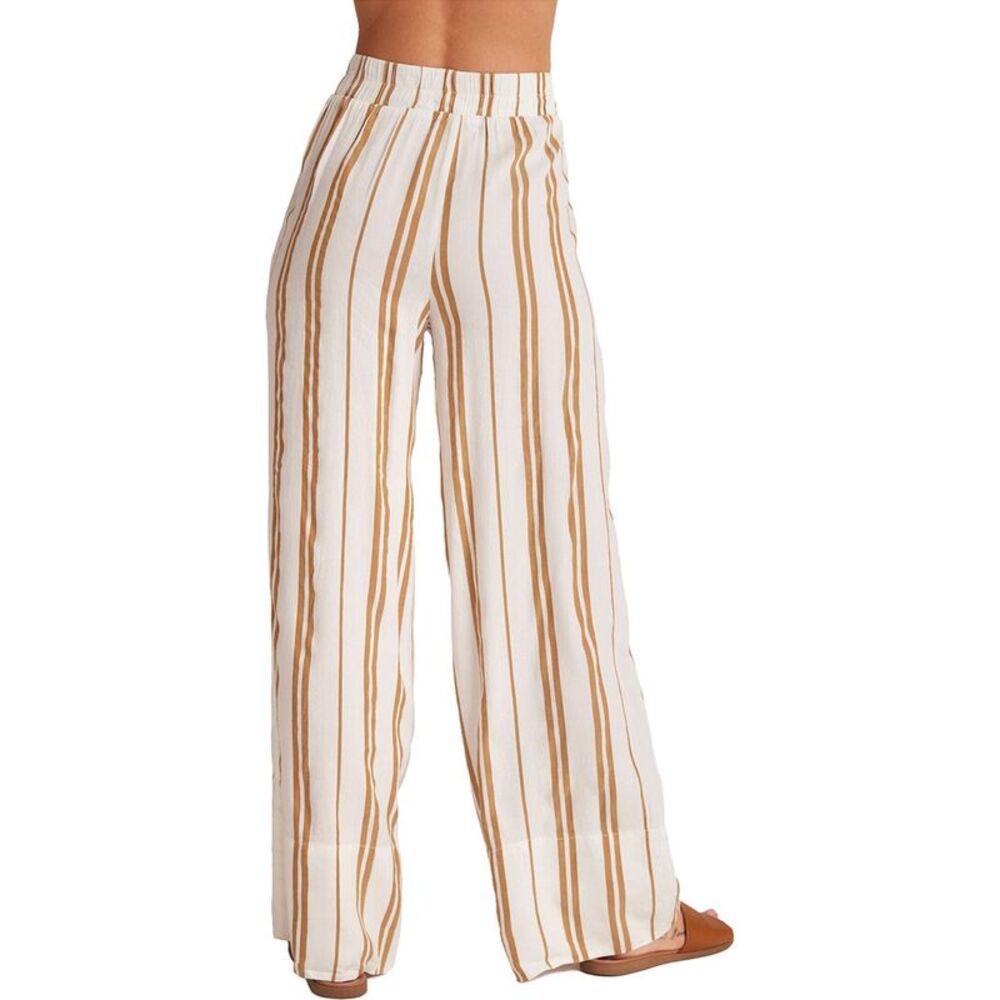 Bella Dahl Womens  Linen-Blend Wide Leg Pant - Picture 2 of 3